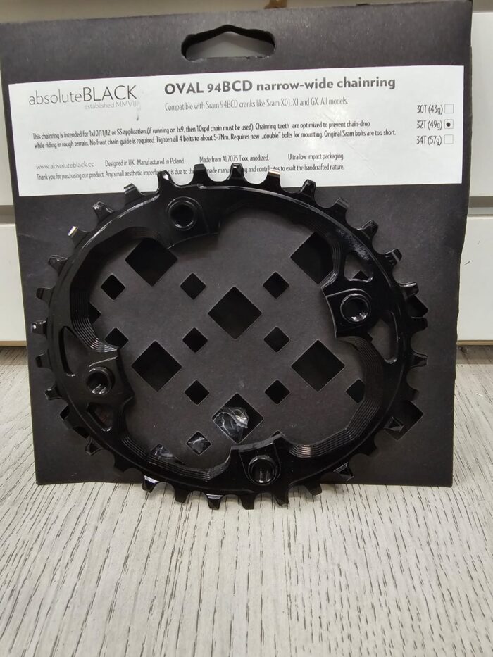 Oval 94 BCD Narrow Wide Chainring 32T